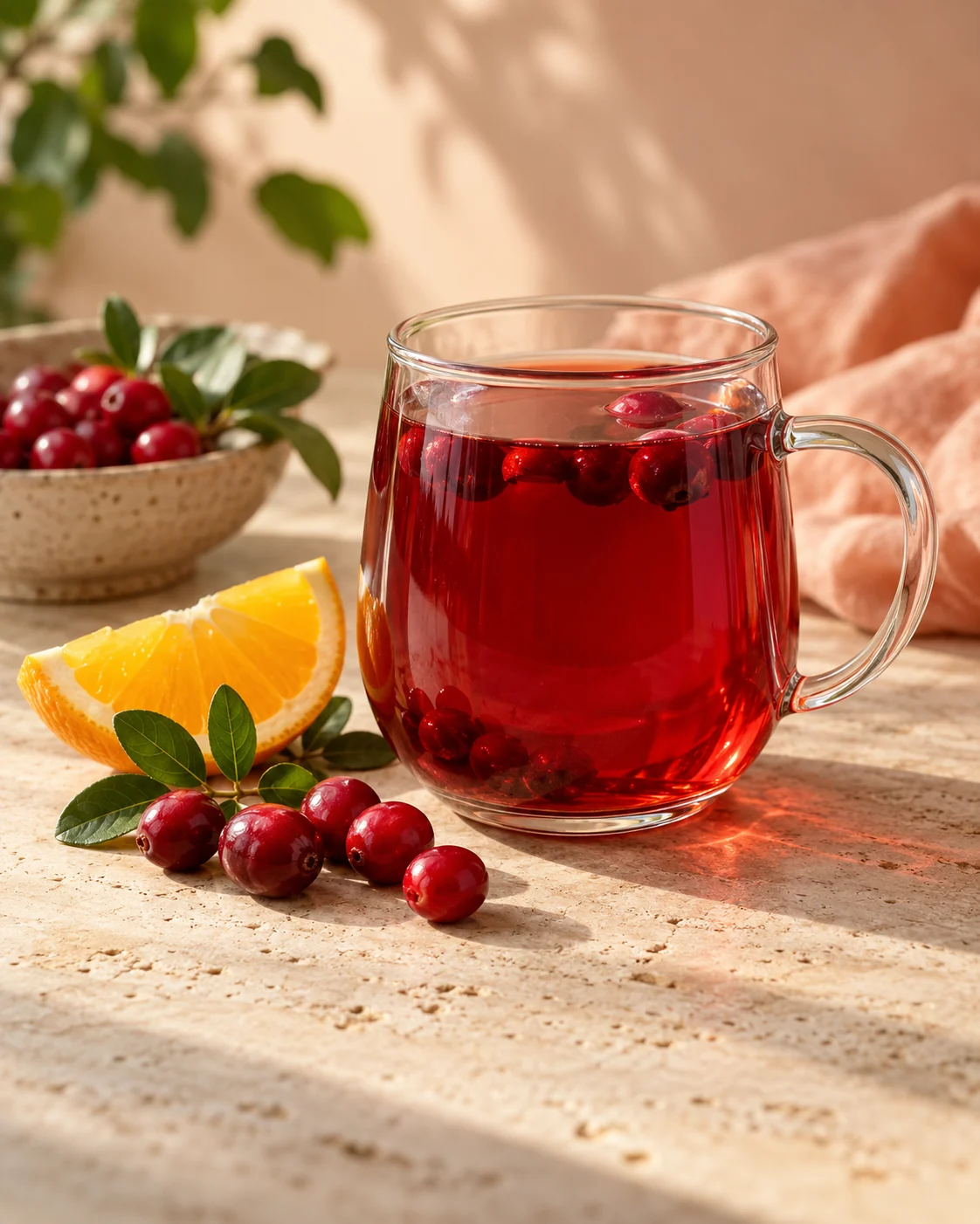 Cranberry orange tea